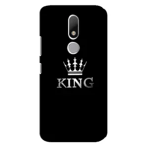 Чохол (Корона на чорному фоні) для Мото М (KING)