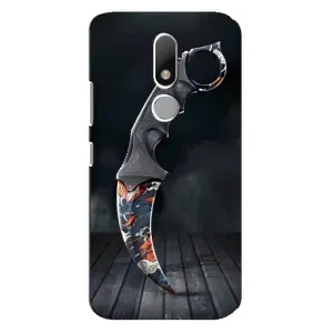 Чехол КИБЕРСПОРТ для Motorola Moto M (Кинжал КС ГО)