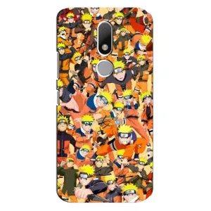 Чехлы с принтом Наруто на Motorola Moto M (Коллаж Наруто)