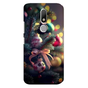 Чехлы на Новый Год Motorola Moto M (Красивая елочка)