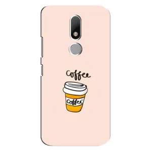 Чохол з зображенням смачної їжі для Motorola Moto M (Кружка Кави)
