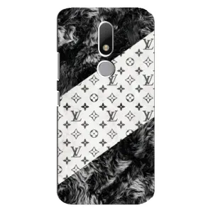 Чехол Стиль Louis Vuitton на Motorola Moto M (LV на белом)
