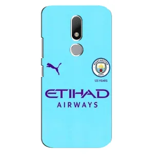 Силиконовые Чехлы принт Футбол на Motorola Moto M (Man City)
