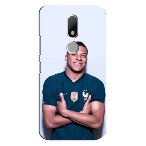 Чехол (TPU) с Футболистом на Motorola Moto M (Мбаппешичка)