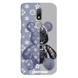 Силиконовый чехол для Motorola Moto M (Медведь Louis Vuitton)