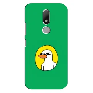 Бампер с принтом Мемы для Motorola Moto M (Мем Утка)