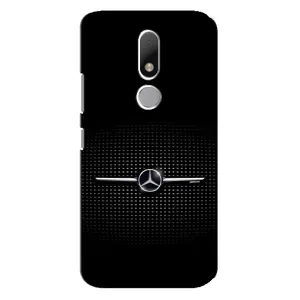 Силиконовый бампер с картинкой машины на Motorola Moto M (Mercedes)