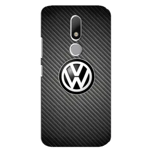 Чехол "Фольксваген" для Motorola Moto M (На карбоне)