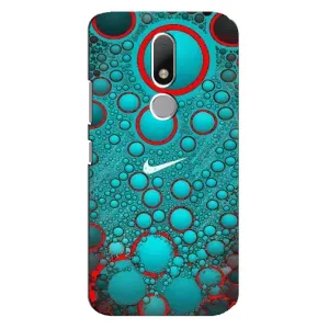 Силиконовый Чехол на Motorola Moto M с картинкой Nike (Найк зеленый)