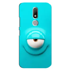 Силиконовые Чехлы (смешные стикеры) для Motorola Moto M (Одноглазик)