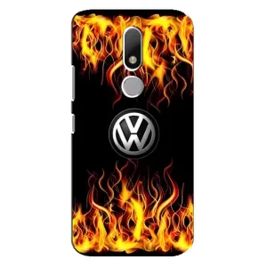 Чехол "Фольксваген" для Motorola Moto M (Огненный Лого)