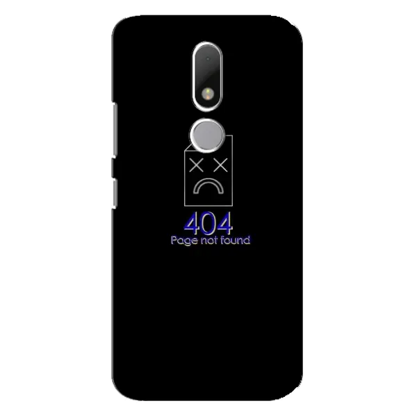 Чехол с рисунком «Ошибка 404» для Motorola Moto M Чехол с рисунком «Ошибка 404» для Motorola Moto M