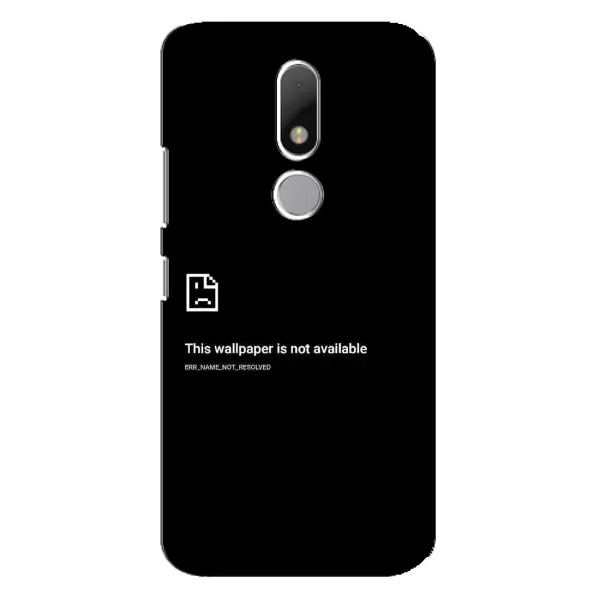 Чехол с рисунком «Ошибка» для Motorola Moto M Чехол с рисунком «Ошибка» для Motorola Moto M