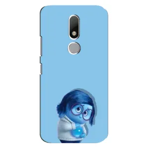 Чехол Головоломка для Motorola Moto M - (AlphaPrint) (Печаль)