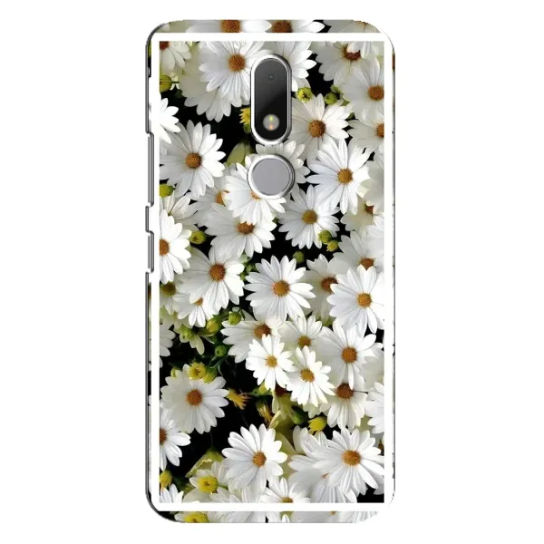 Чехол с рисунком «Рамка в ромашках» для Motorola Moto M Чехол с рисунком «Рамка в ромашках» для Motorola Moto M