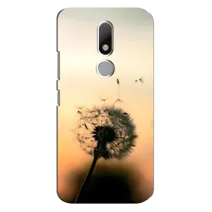 Силіконовий Чохол з кульбабками на Motorola Moto M (Роздмухана кульбабка)
