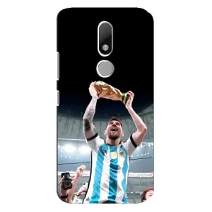 Чехлы Лео Месси Аргентина для Motorola Moto M (Счастливый Месси)