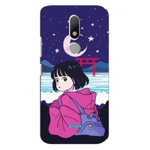 Чехол с персонажами АНИМЕ на Motorola Moto M (Синобу Миякэ)