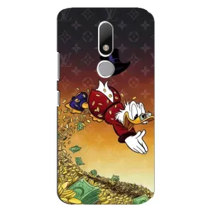 Силиконовый чехол для Motorola Moto M (Скрудж Луи Виттон)