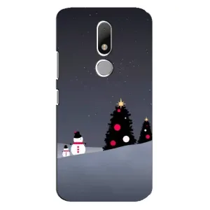 Чехлы на Новый Год Motorola Moto M (Снеговички)