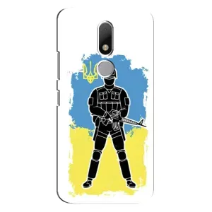 Патриотические Чехлы для Мото М (Солдат Украины)