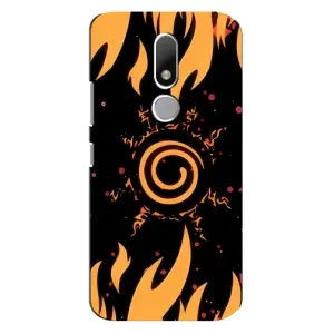 Купить Чехлы на телефон с принтом Anime для Motorola Moto M (Солнце Наруто)