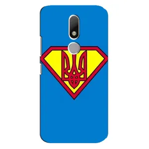 Чехол с картинкой (Патриотический ГЕРБ) на Motorola Moto M (Super - Герб)