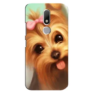 Чехол (ТПУ) Милые собачки для Motorola Moto M (Йоршенский терьер)