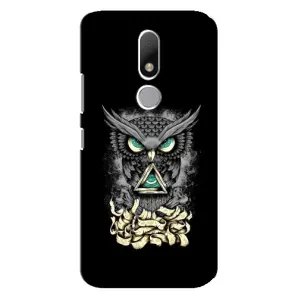 Чехлы с принтом СОВЫ для Motorola Moto M (Зеленые глаза)