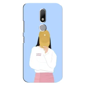 Силіконовый Чохол на Motorola Moto M з картинкой Модных девушек (Жовта кепка)