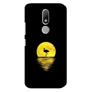 Летний Чехол на Motorola Moto M (Желтый Закат)