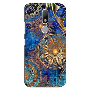 Чехлы со смыслом для Motorola Moto M (Золотые узоры)