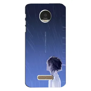 Чехол с персонажами АНИМЕ на Motorola MOTO Z Play (Anime L)