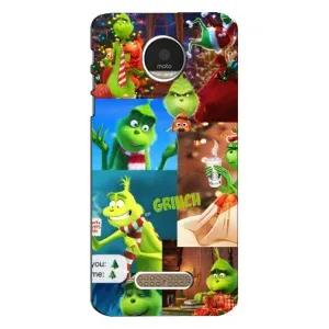 Чехол ГРИНЧ для Мото З Плей (Арт Гринч)