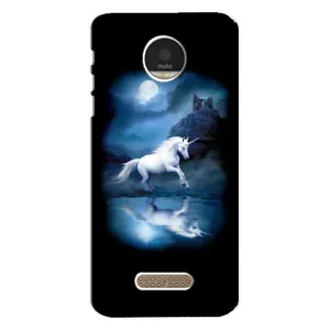 Чехол Unicorn на Motorola MOTO Z Play (Единорог)