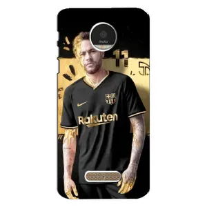 Силиконовый Чехол Motorola MOTO Z Play (Gold Neymar)