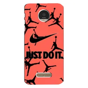 Силиконовый Чехол Nike Air Jordan на Мото З Плей