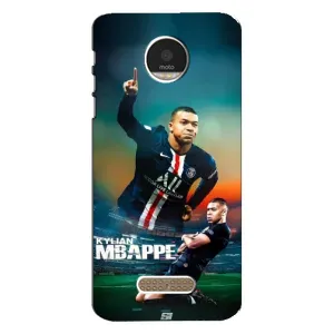 Чехол (TPU) с Футболистом на Motorola MOTO Z Play (MBAPPE)