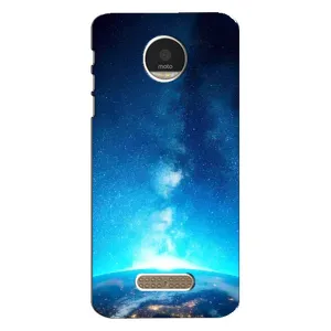 Чехлы КОСМОС для Motorola MOTO Z Play (Млечный путь)