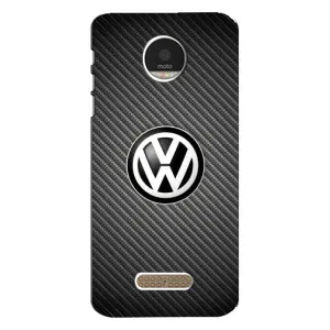 Чехол "Фольксваген" для Motorola MOTO Z Play (На карбоне)