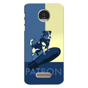 Чехол с принтом Собаки Патрон для Motorola MOTO Z Play (Patron)