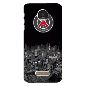 Силиконовые Чехлы принт Футбол на Motorola MOTO Z Play (PSG)