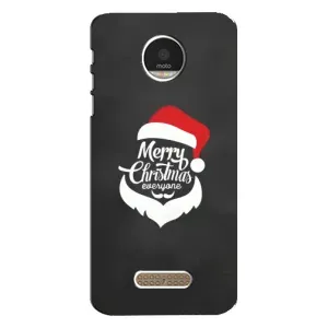 Чехол Санта Клаус для Motorola MOTO Z Play (Санта Крисмас)