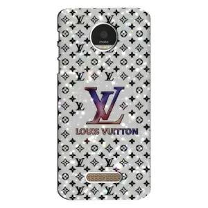 Чехол Стиль Louis Vuitton на Motorola MOTO Z Play (Яркий LV)