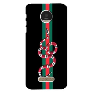 Чехлы Бренд GUCCI для Motorola MOTO Z Play (Змей Гуччи)