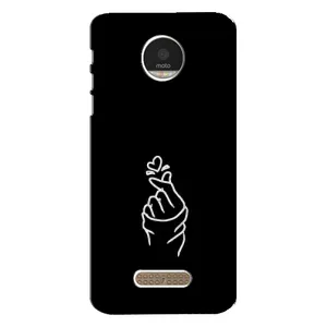 Чехлы (Знак сердечка) на Motorola MOTO Z Play (Знак Сердечка)