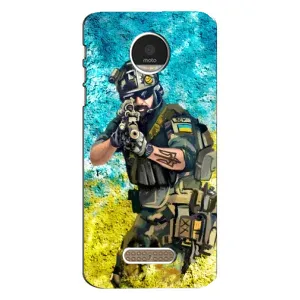 ЗСУ Чехлы (TPU) для Motorola MOTO Z Play (ЗСУ Воин)