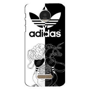 Чехол в стиле "Адидас" для Мото З (Adidas шнурки)