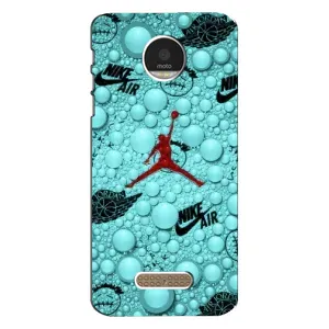 Силиконовый Чехол Nike Air Jordan на Мото З (Джордан Найк)