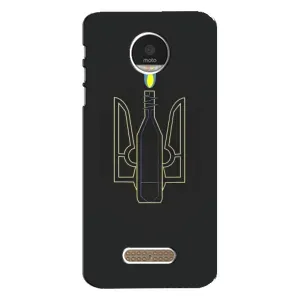 Чехол с картинкой (Патриотический ГЕРБ) на Motorola MOTO Z (Герб - Молотова)